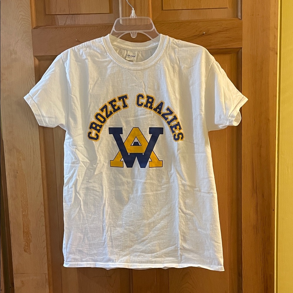 White Western Albemarle Crozet Crazies Graphic T-Shirt